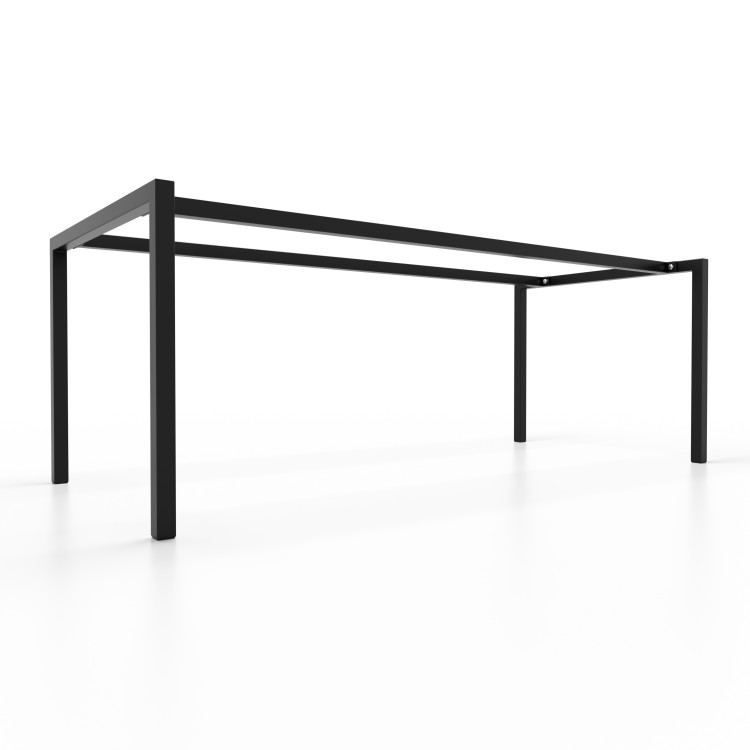 Table frame with square tube and double connecting bar - U Shaped - UA2B4040 | Taormina Design