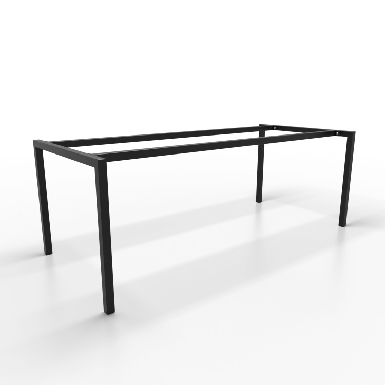 Table frame with square tube and double connecting bar - U Shaped - UA2B4040 | Taormina Design