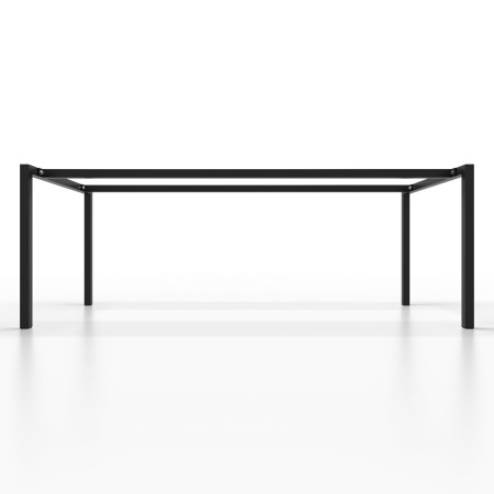 Table frame with square tube and double connecting bar - U Shaped - UA2B4040 | Taormina Design