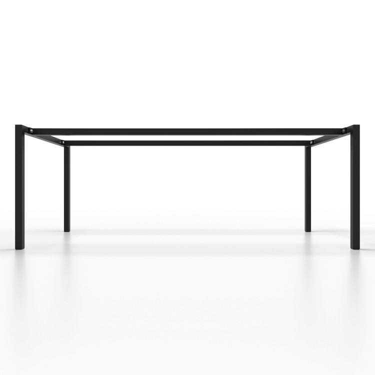 Table frame with square tube and double connecting bar - U Shaped - UA2B4040 | Taormina Design