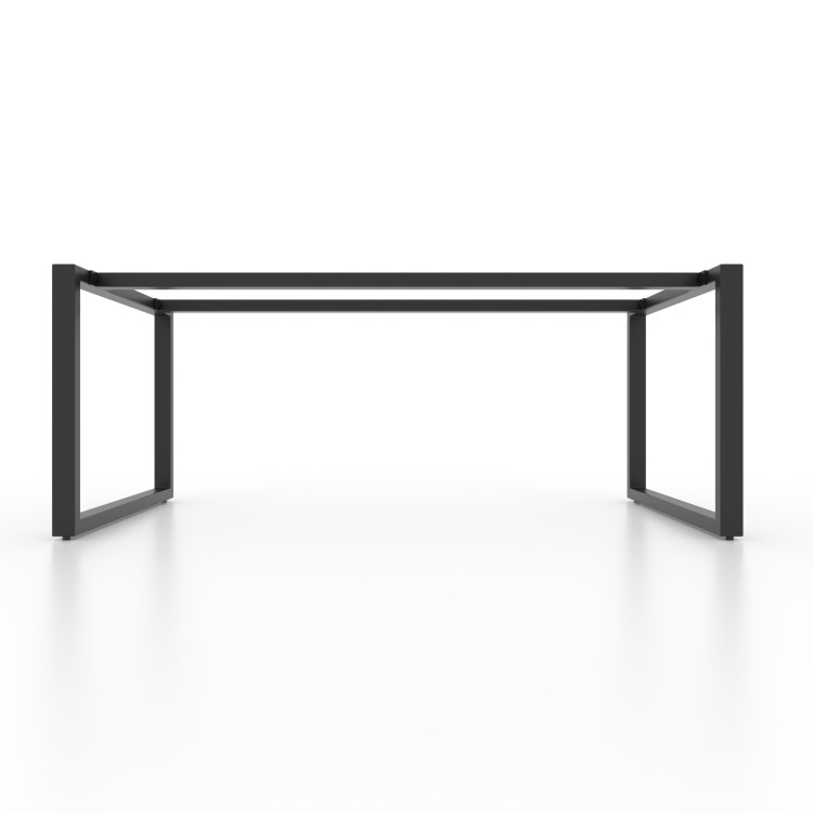 2x Pieds de table en métal avec double barre centrale - en forme de U | U2B6040 | Taormina Design