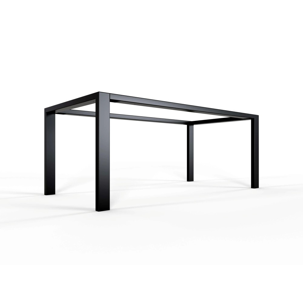 Metal table legs with double bar U shaped - UA2BP8040 | Taormina Design