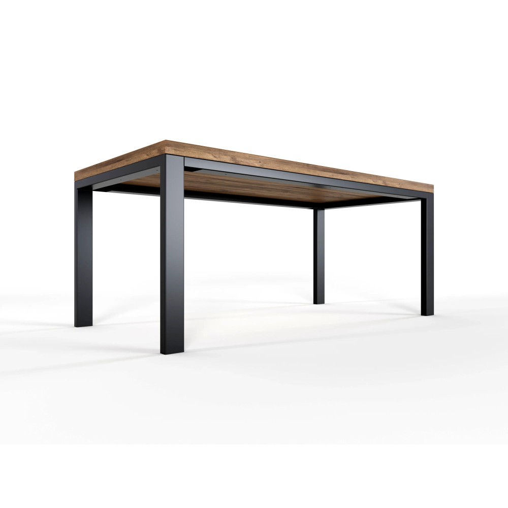 Pieds de Table Linéaires en U Inversé  avec 2 barre | UA2BP8040 | Taormina Design