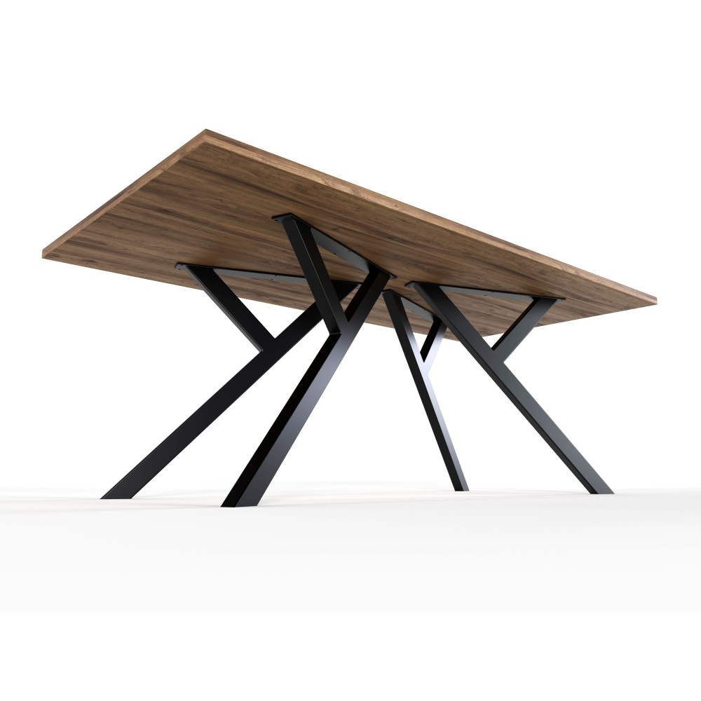 4x Pieds de table en Y en acier – Design industriel moderne  YL6040  | Taormina Design