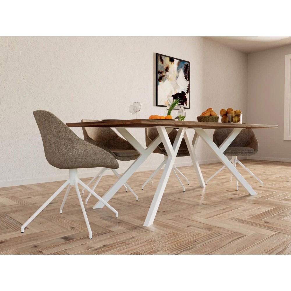 4x Pieds de table en Y en acier – Design industriel moderne  YL6040  | Taormina Design