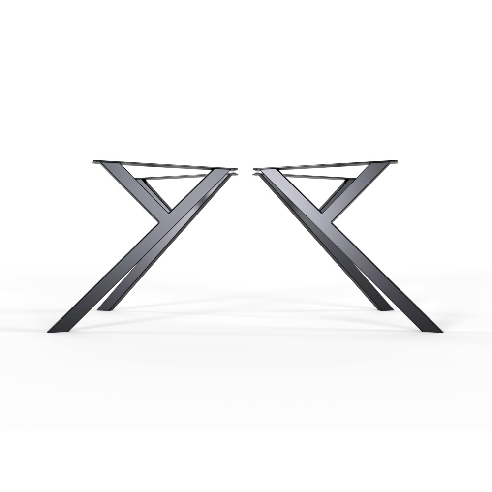 Set of 4 Y-Shaped Metal Table Legs – Modern Industrial Design – Y shaped- YL6040| Taormina Design