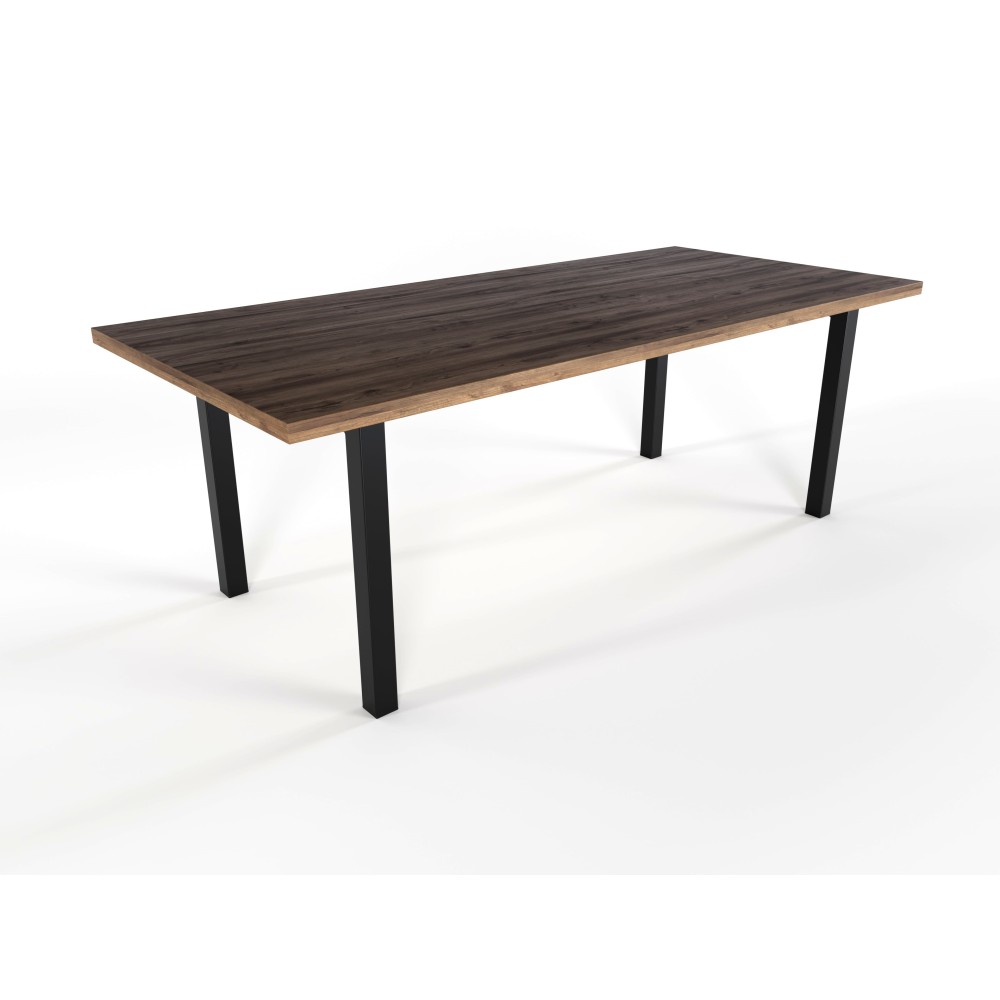 2x Pieds de table avec 2 barre centrale - UA2B6060 | Taormina Design