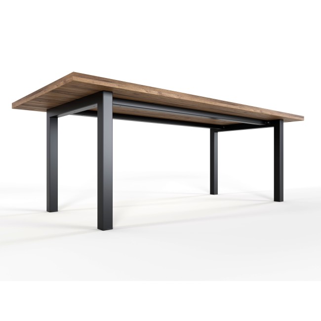 2x Pieds de table avec 2 barre centrale - UA2B6060 | Taormina Design