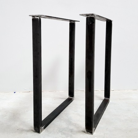 Metal Table Legs U5025 - Handmade, Slim Profile, Custom Sizes & Colors