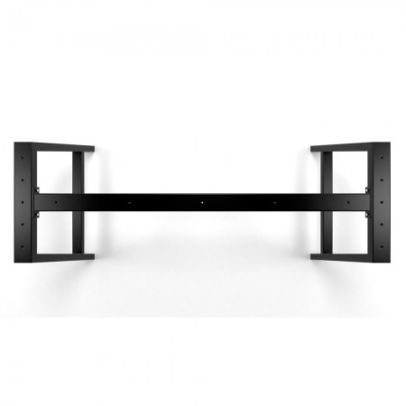 Metal table legs with central bar - A shaped - A8040B | Taormina Design