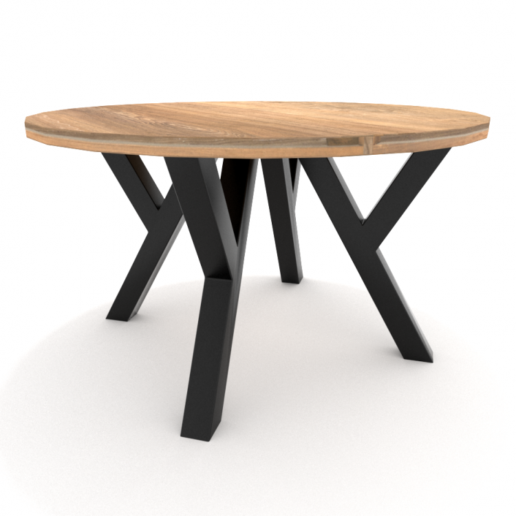 4x Pieds de table en métal - en forme de Y- Y8080 | Taormina Design