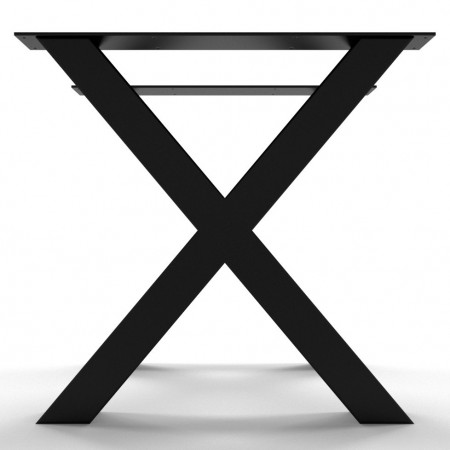 2x Pieds de table en métal  en forme de croix X -  X8080 | Taormina Design