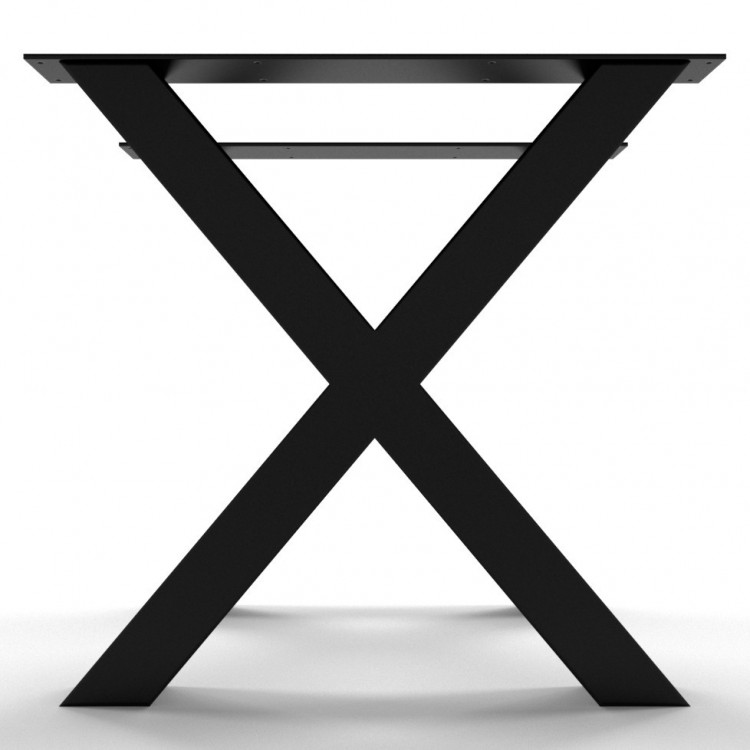 2x Pieds de table en métal  en forme de croix X -  X8080 | Taormina Design