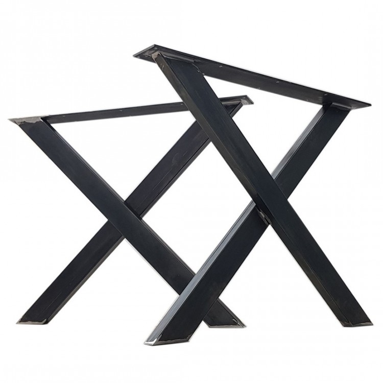 Metal table legs, X Shaped -  XS8040 | Taormina Design