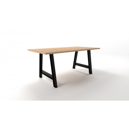 2x Pieds de table en métal en forme de A - AIPE80 | Taormina Design