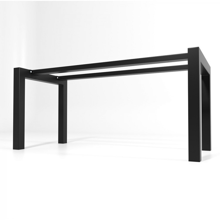 2x Pieds de table avec 2 barre centrale - UA2B8080 | Taormina Design