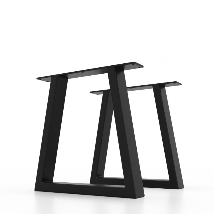 Metal coffee table/ bench  legs - Trapeze shaped - TRT6030 | Taormina Design