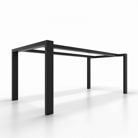 Metal table legs with double central bar- U shaped - | UA2B8040 |  Taormina Design