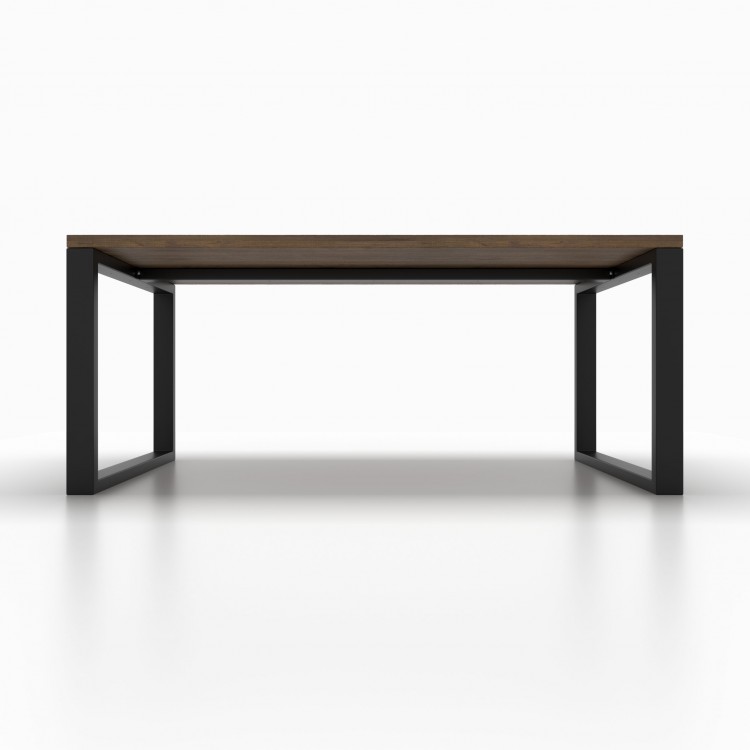 2x Pieds de table en métal avec barre centrale - en forme de U - UB8040 | Taormina Design