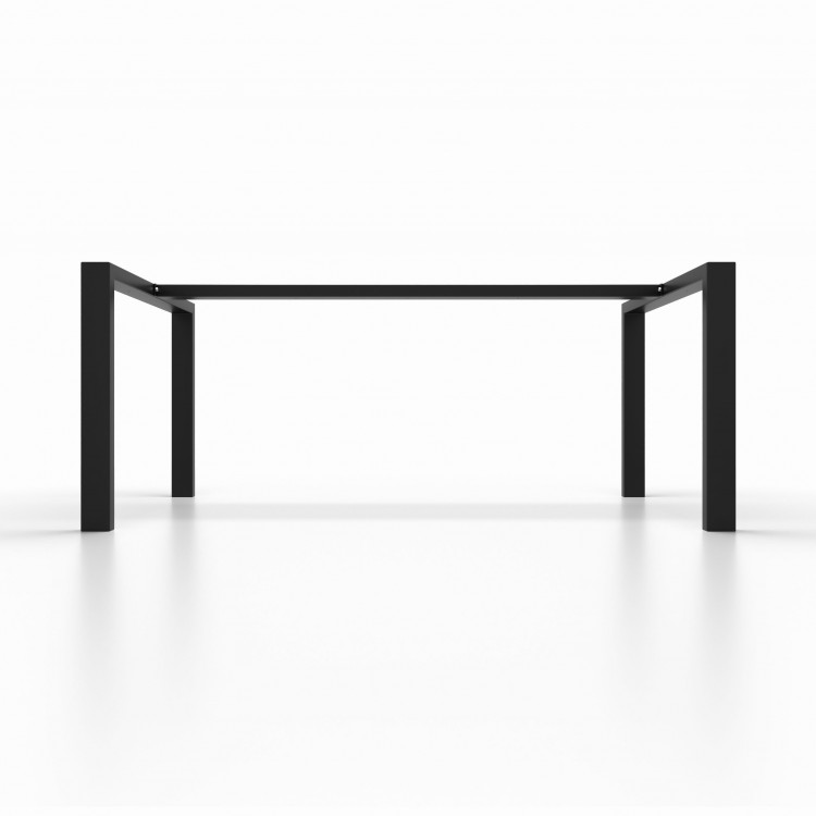 2x Pieds de table avec barre centrale - UAB8040 | Taormina Design