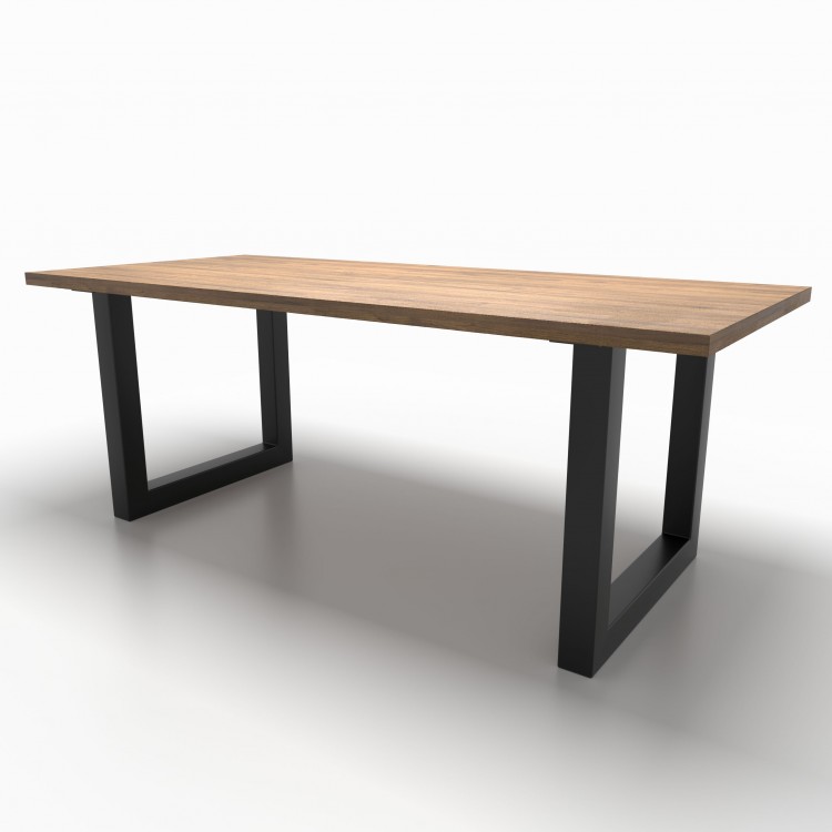 Pieds de Table en Métal U8080 - Structure Artisanale en métal  - Personnalisable | Taormina Design