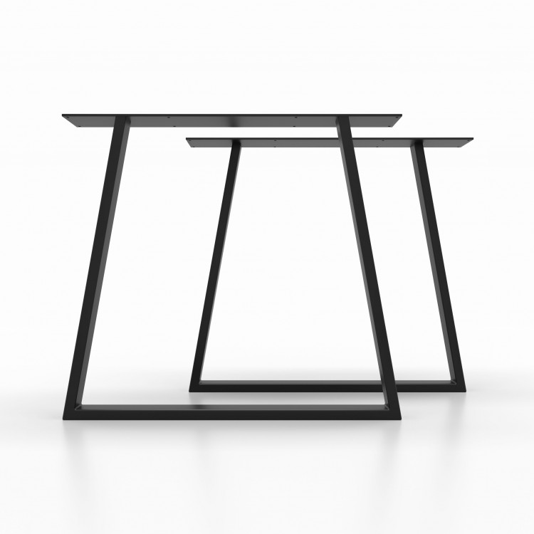 Trapezoidal Metal Table Legs TR5025: Slim Design Made in Italy | Taormina Design