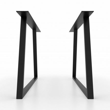 Trapezoidal Metal Table Legs TR5025: Slim Design Made in Italy | Taormina Design