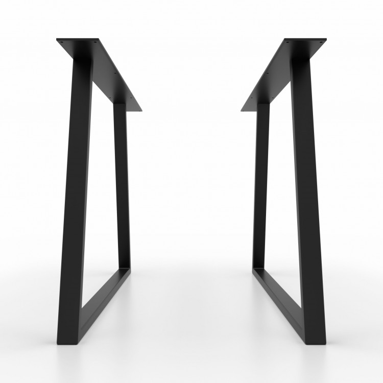 Trapezoidal Metal Table Legs TR5025: Slim Design Made in Italy | Taormina Design