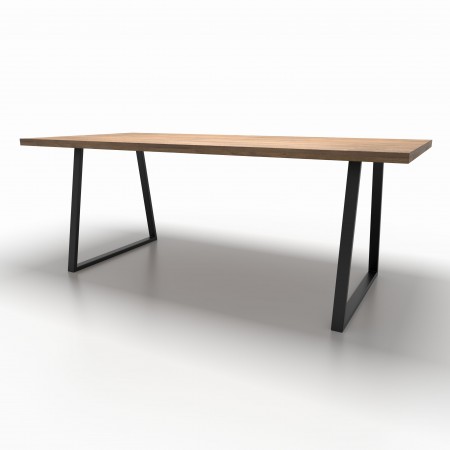 Trapezoidal Metal Table...