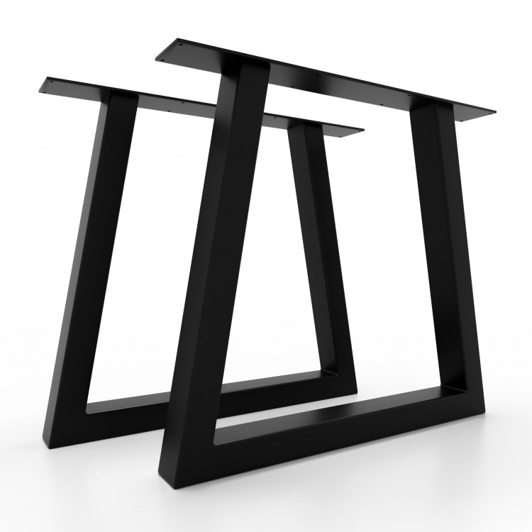 Set of Metal table legs - trapezoid shaped -TR8060 | Taormina Design