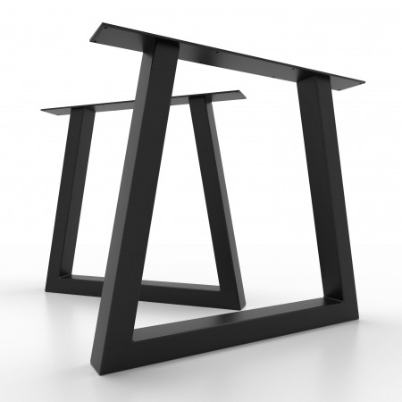 Set of Metal table legs - trapezoid shaped -TR8060 | Taormina Design