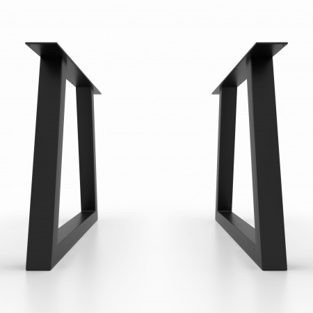 Set of Metal table legs - trapezoid shaped -TR8060 | Taormina Design