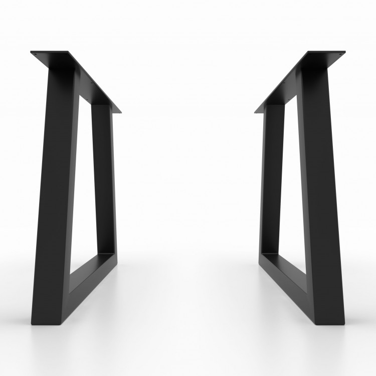 Set of Metal table legs - trapezoid shaped -TR8060 | Taormina Design