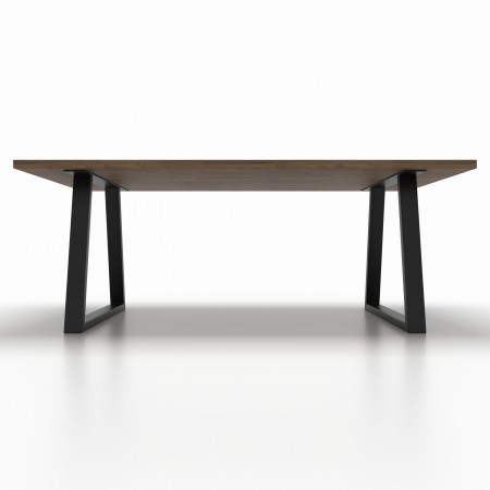 2x Pieds de table en métal - en forme de trapèze - TR8040 | Taormina Design