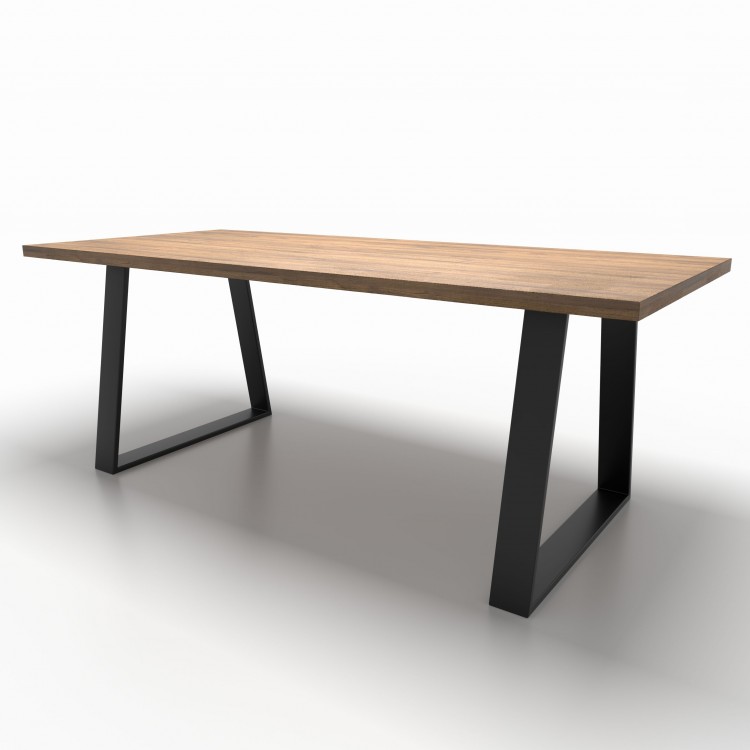 Set de Pieds de table en métal  en forme de trapèze - TR10020 | Taormina Design