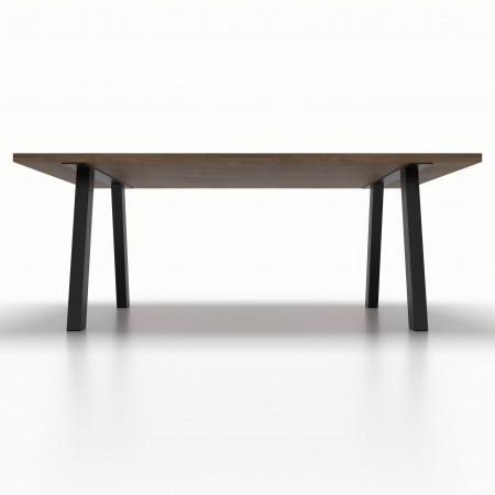 2x Pieds de table en métal  en forme de trapèze ouvert -  TA8060 | Taormina Design