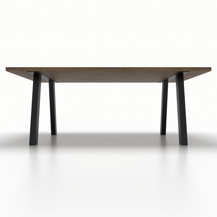 2x Pieds de table en métal  en forme de trapèze ouvert -  TA8060 | Taormina Design