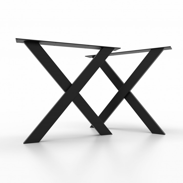 Pieds de table en métal  en forme de croix - XS8040| Taormina Design