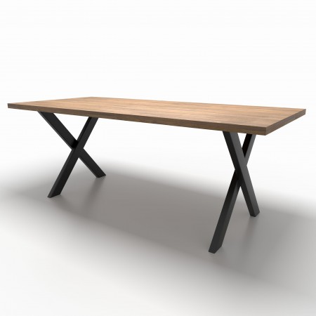 Pieds de table en métal  en forme de croix - XS8040| Taormina Design