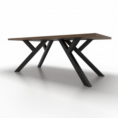 4x Pieds de table en métal - en forme de Y - YL8060  | Taormina Design