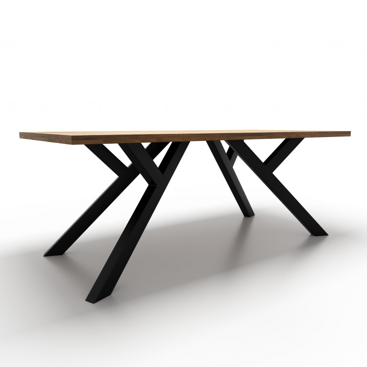 4x Pieds de table en métal - en forme de Y - YL8060  | Taormina Design