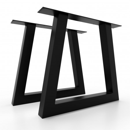 2x Metal table legs -...