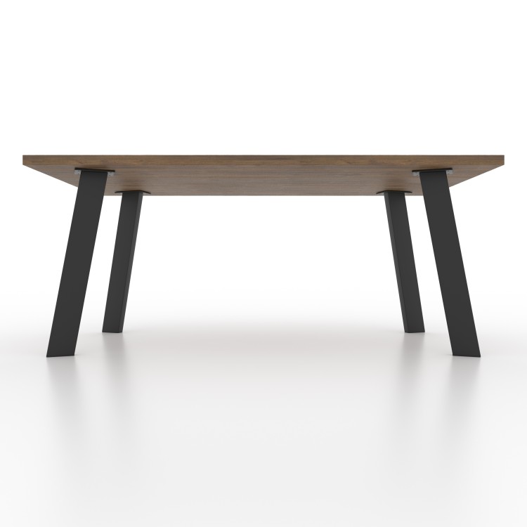 4x Pieds de table en métal - en forme de I -II10040 | Taormina Design