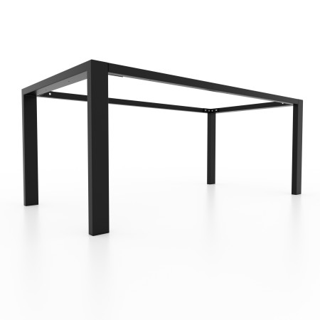 Pieds de Table Linéaires en U Inversé  avec 2 barre | UA2BP8040 | Taormina Design