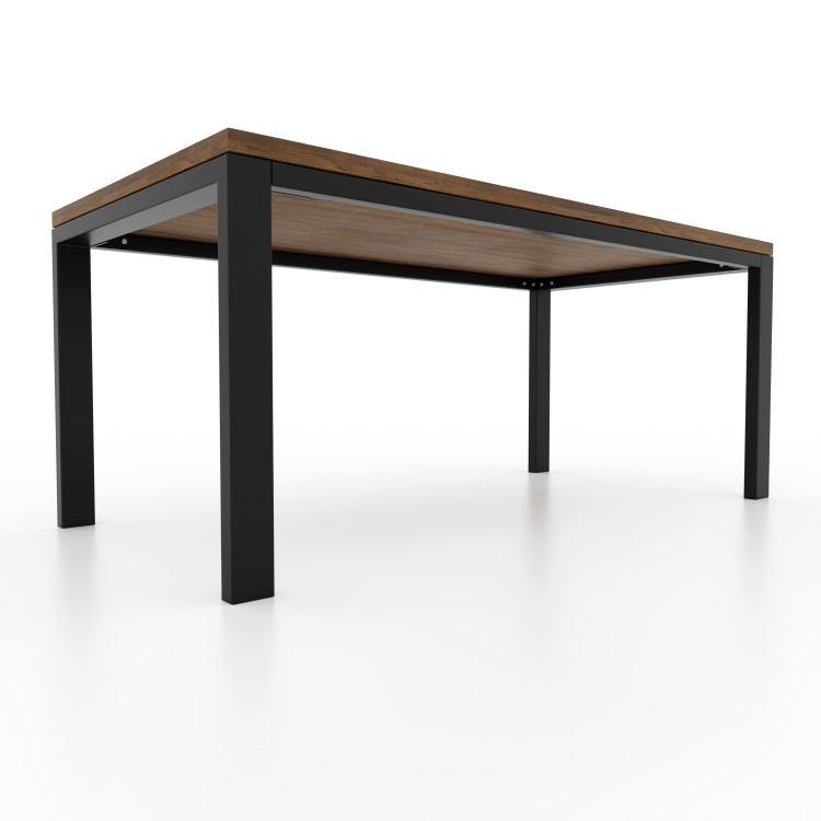 Pieds de Table Linéaires en U Inversé  avec 2 barre | UA2BP8040 | Taormina Design