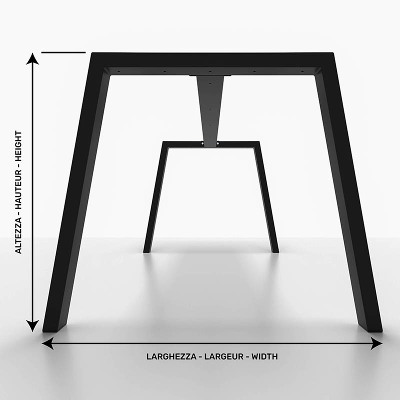 TRAB8040 Structure de Table Métallique